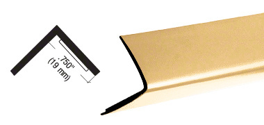 CRL Brass Plastic 3/4" Reflective Outside Angle
