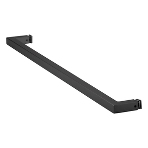 Matte Black 24" X 3/4" Square Single-Sided Towel Bar with  Blind Fastner