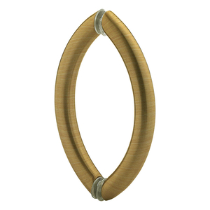 Antique Brass 6" Arch Style Back-to-Back Handles