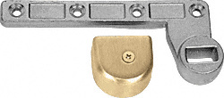 CRL Polished Brass 3/4" Offset Left Hand (RHR) Bottom Arm for use With Floor Closers