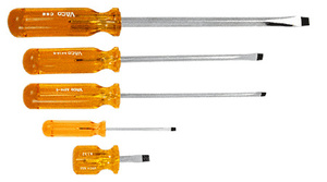 CRL 5-Piece Slotted Screwdriver Set