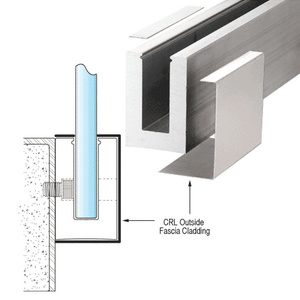 CRL Satin Anodized Outside Fascia Cladding 120" Long - B5S Series