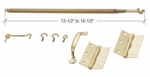 CRL Wood Screen Door Mounting Kit