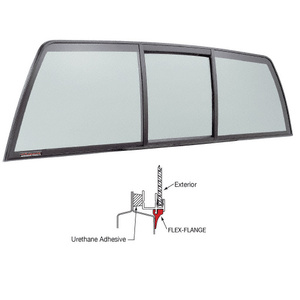CRL 1994+ Chevy/GMC S-Series and for Isuzu "Perfect Fit" POWR-Slider - Solar Glass