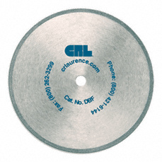 CRL 5-3/8" Plated Diamond Saw Blade Fine 220 Grit with 10 mm Arbor