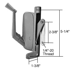 CRL Left Hand Awning Window Operator for Look and Rusco Windows