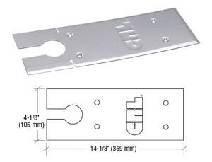 CRL Polished Stainless Cover Plates for 8500 Series Floor Mounted Closer