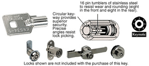CRL Keymatic Number 5 Combination Key for Keymatic Series Locks