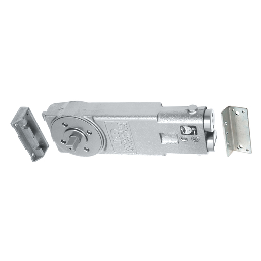 CRL Medium Duty 90º Hold Open 3/4" Long Spindle Overhead Concealed Closer Body with Mounting Clips