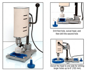 CRL Swivel Glass Drilling Machine