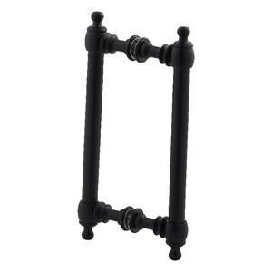 Oil Rubbed Bronze 8" Antique Style Back to Back Handles