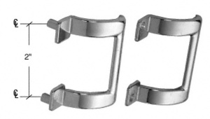 CRL Chrome 2" Shower Door Pull Handle