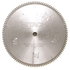 CRL 15" Hitachi 100 Tooth Carbide Tipped Saw Blade