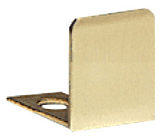 CRL Polished Brass End Cap for 3/8" Deep U-Channel