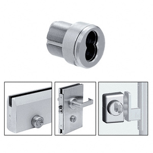 CRL Polished Stainless Mortise Housing for 7-Pin Small Format Interchangeable Cores (SFIC)