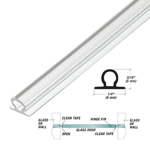 3/16" High Bulb Seal with Pre-Applied Tape