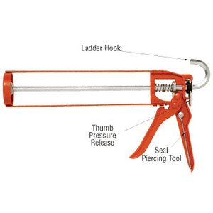 CRL Metal Strap Frame Caulking Gun