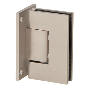 Brushed Nickel Wall Mount with Full Back Plate Americana Series Hinge