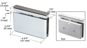 CRL Polished Chrome Senior Prima 06 Series EZ-Adjust Top Mount Hinge
