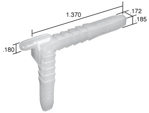 CRL Plastic Swivel Key - Bulk 100/Pk