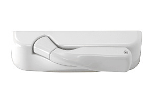 Truth Die-Cast Casement Window Locking Handle - White Non-Handed Rear Mount Replacement