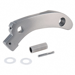 CRL Satin Aluminum Left Side Arm Assembly for 1095 Rim Exit Panic Device