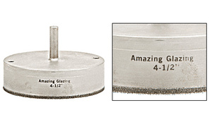 CRL 4-1/2" AG Series Plated Diamond Drill