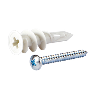CRL Dry Wall Plastic Plus Anchors with #8 Screws