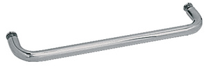 CRL série BM, Porte-serviettes simple sans rondelles métalliques, 508 mm (26 po), nickel brossé
