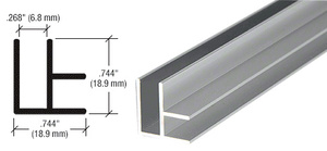CRL Satin Anodized Aluminum Corner Extrusion