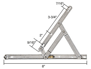 CRL 8" Standard Casement 4-Bar Window Hinge