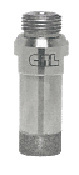 CRL 1" HBT Series Belgian Thread Electro-Formed Diamond Drill