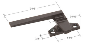 CRL Brown Left Hand Cam Handle Lock