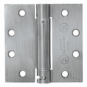 CRL 4-1/2" x 4-1/2" Satin Chrome Heavy-Duty Square Spring Hinge