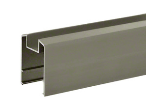 CRL Beige Gray 200, 300, 350 and 400 Series 241" Long Horizontal Double Glass Mid-Rail