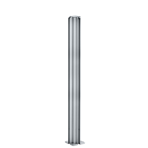 CRL Satin Anodized 24" Corner Design Series Partition Post