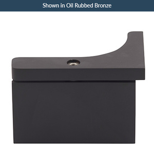 Custom Finish Wall Mount with Reversible "L" Bracket Prestige Series Hinge