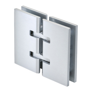 CRL Satin Chrome Concord 180 Series 180 Degree Glass-to-Glass Hinge