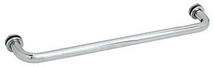 CRL Polished Chrome 24" Single-Sided Towel Bar for Glass