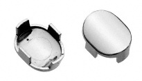 CRL Polished Chrome Hydroslide Snap-In Screw Cover