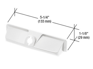 CRL White EntryGard® Plastic Operator Cover