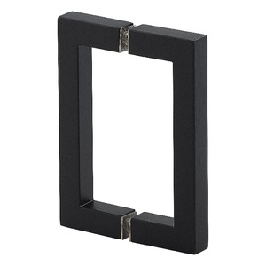 Oil Rubbed Bronze 6" Square Style Back-to-Back Handles