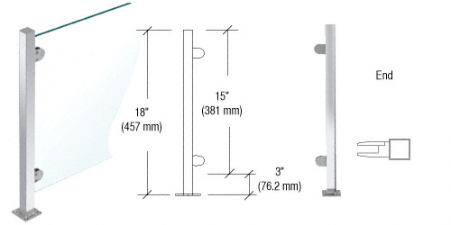 CRL Polished Stainless 18