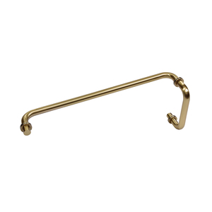CRL Brushed Bronze 18" Towel Bar with 6" Pull Handle Combination Set