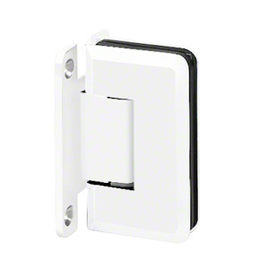 Gloss White Wall Mount with "H" Back Plate Majestic Series Hinge