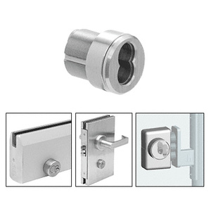 CRL Satin Anodized Mortise Housing for 7-Pin Small Format Interchangeable Cores (SFIC)