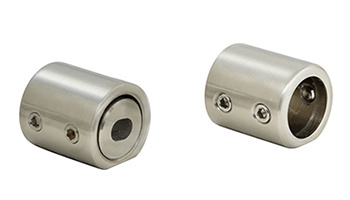 CRL Brushed Stainless Steel Crescent Replacement Track Holder Fitting
