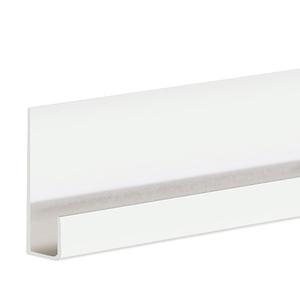 Gloss White 95" Low Profile "J" Molding