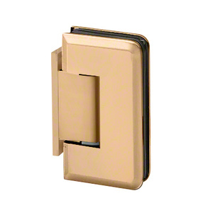 Satin Brass Wall Mount with Offset Back Plate Adjustable Majestic Series Hinge