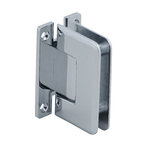 CRL Polished Chrome Pinnacle 037 Series Wall Mount 'H' Back Plate Hinge